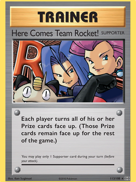 Here Comes Team Rocket! (113/108) [XY: Evolutions]