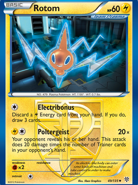 Rotom (49/135) [Black & White: Plasma Storm]
