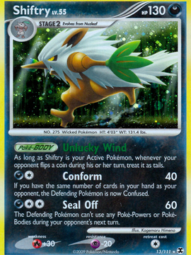 Shiftry (13/111) [Platinum: Rising Rivals]