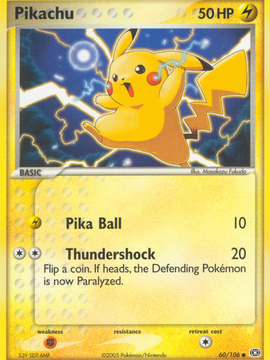 Pikachu (60/106) [EX: Emerald]