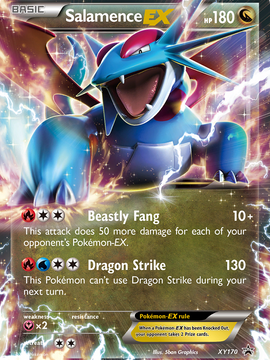Salamence EX (XY170) [XY: Black Star Promos]