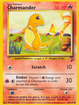 Charmander (69/130) [Base Set 2]