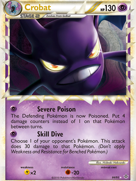 Crobat (84) [HS—Unleashed] Holofoil