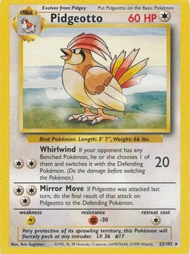 Pidgeotto (22/102) [Base Set Unlimited]