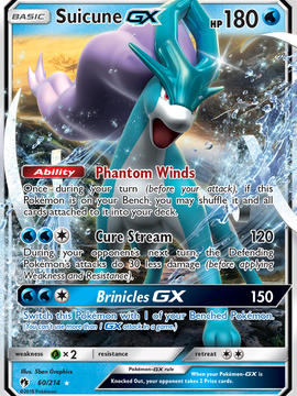 Suicune GX (60/214) [Sun & Moon: Lost Thunder]