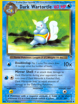 Dark Wartortle (39/110) [Legendary Collection]