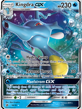Kingdra GX (18/70) [Sun & Moon: Dragon Majesty]