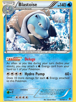Blastoise - 16/101 (Cosmos Holo) (16) [Blister Exclusives] Holofoil
