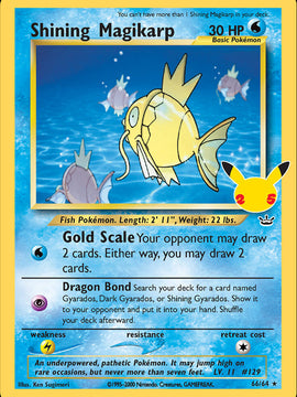 Shining Magikarp (66/64) [Celebrations: 25th Anniversary - Classic Collection]