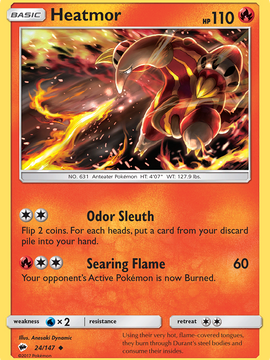 Heatmor (24/147) [Sun & Moon: Burning Shadows]