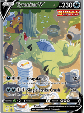Tyranitar V (155/163) [Sword & Shield: Battle Styles]