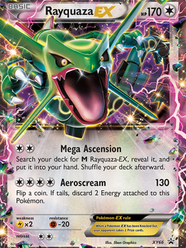 Rayquaza EX (XY66) [XY: Black Star Promos]