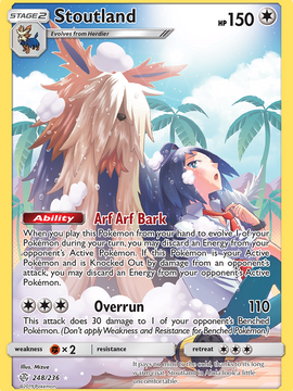 Stoutland (248/236) [Sun & Moon: Cosmic Eclipse]
