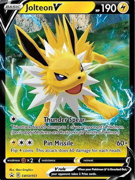 Jolteon V (SWSH151) [Sword & Shield: Black Star Promos]
