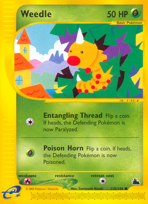 Weedle (115/144) [Skyridge] – Danireon Cards & Games