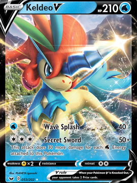 Keldeo V (053/202) [Sword & Shield: Base Set]