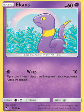 Ekans (25/68) [Sun & Moon: Hidden Fates]
