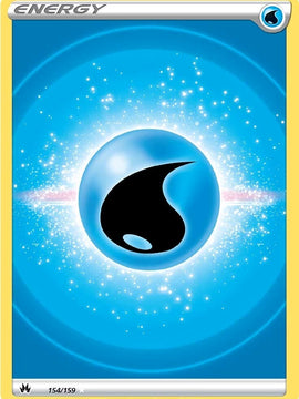 Water Energy (154/159) (Texture Full Art) [Sword & Shield: Crown Zenith]
