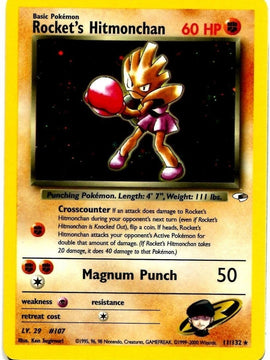 Rocket's Hitmonchan (11/132) [Gym Heroes Unlimited]