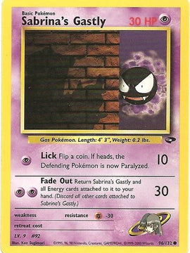 Sabrina's Gastly (96/132) [Gym Challenge Unlimited]
