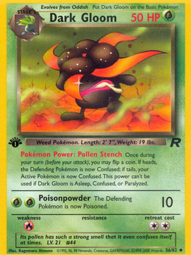 Dark Gloom (36/82) [Team Rocket 1st Edition]