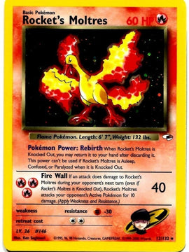 Rocket's Moltres (12/132) [Gym Heroes Unlimited]