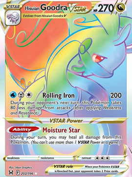 Hisuian Goodra VSTAR (202/196) [Sword & Shield: Lost Origin]