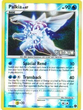 Palkia (26/106) [Burger King Promos: 2009 Collection]