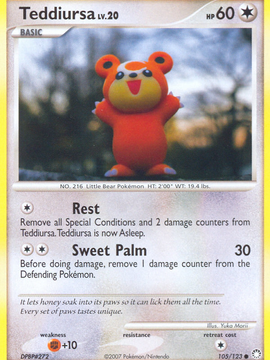 Teddiursa (105/123) [Diamond & Pearl: Mysterious Treasures]