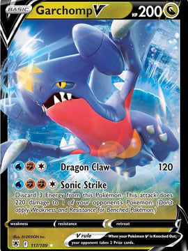 Garchomp V (117/189) [Sword & Shield: Astral Radiance]