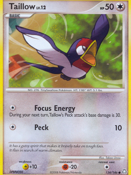 Taillow (124/146) [Diamond & Pearl: Legends Awakened]