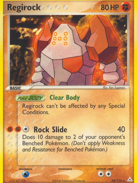 Regirock (28/110) [EX: Holon Phantoms]