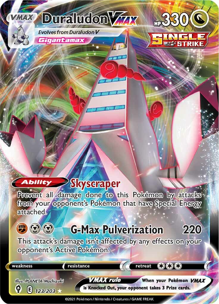 pokemon vmax cards price list 5 Card VMAX/VSTAR Bundle - X2 VSTAR - X2 - X1 Secret Rare Weakness / Resistance / Retreat Cost Rillaboom VMAX | Rebel Clash