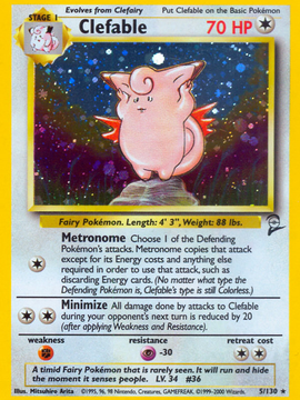 Clefable (5/130) [Base Set 2]