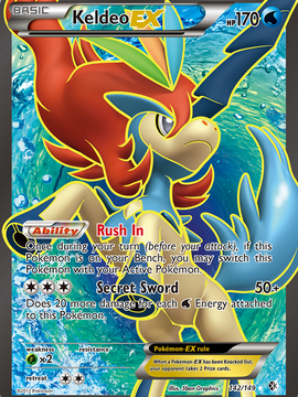 Keldeo EX (142/149) [Black & White: Boundaries Crossed]