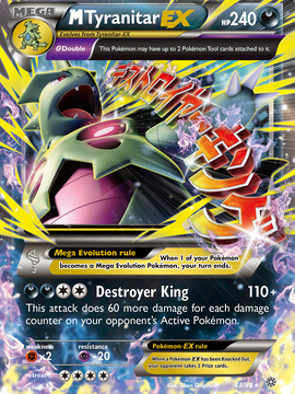 M Tyranitar EX (43/98) [XY: Ancient Origins]