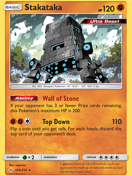 Stakataka (106/214) [Sun & Moon: Unbroken Bonds]