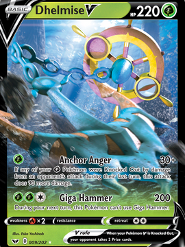 Dhelmise V (009/202) [Sword & Shield: Base Set]