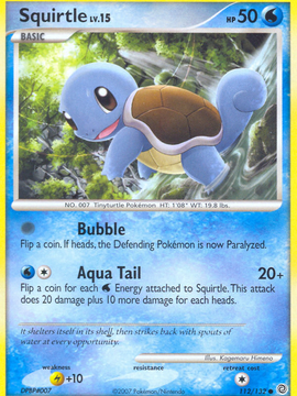 Squirtle (112/132) [Diamond & Pearl: Secret Wonders]