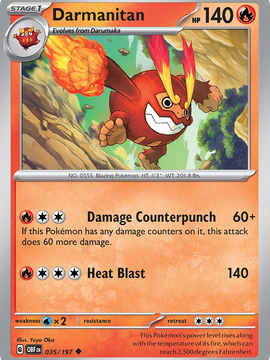 Darmanitan (035/197) [Scarlet & Violet: Obsidian Flames]