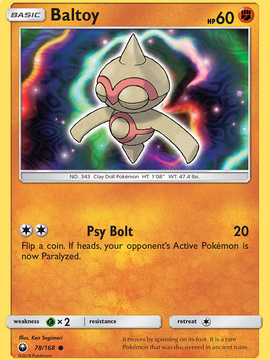 Baltoy (78/168) [Sun & Moon: Celestial Storm]