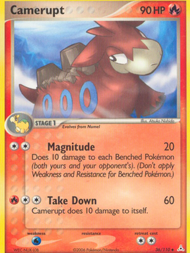 Camerupt (36) [Holon Phantoms]