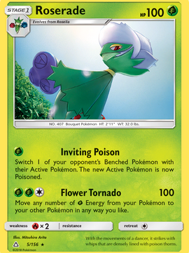 Roserade (5/156) [Sun & Moon: Ultra Prism]