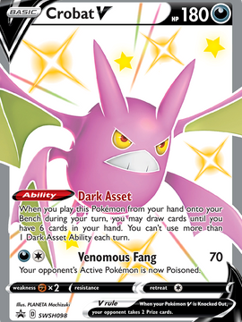 Crobat V (SWSH098) [Sword & Shield: Black Star Promos]