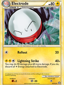 Electrode (34/102) [HeartGold & SoulSilver: Triumphant]
