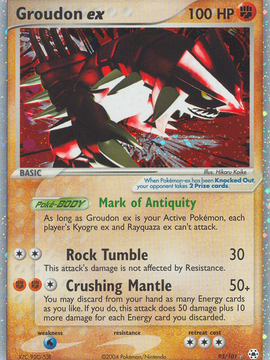 Groudon ex (93/101) [EX: Hidden Legends]