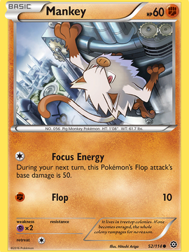 Mankey (52/114) [XY: Steam Siege]