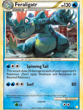 Feraligatr (20/123) [HeartGold & SoulSilver: Base Set]