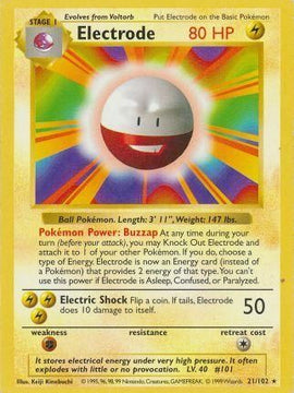 Electrode (21/102) [Base Set Shadowless Unlimited]
