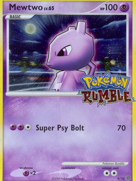 Mewtwo (9/16) [Pokémon Rumble]
